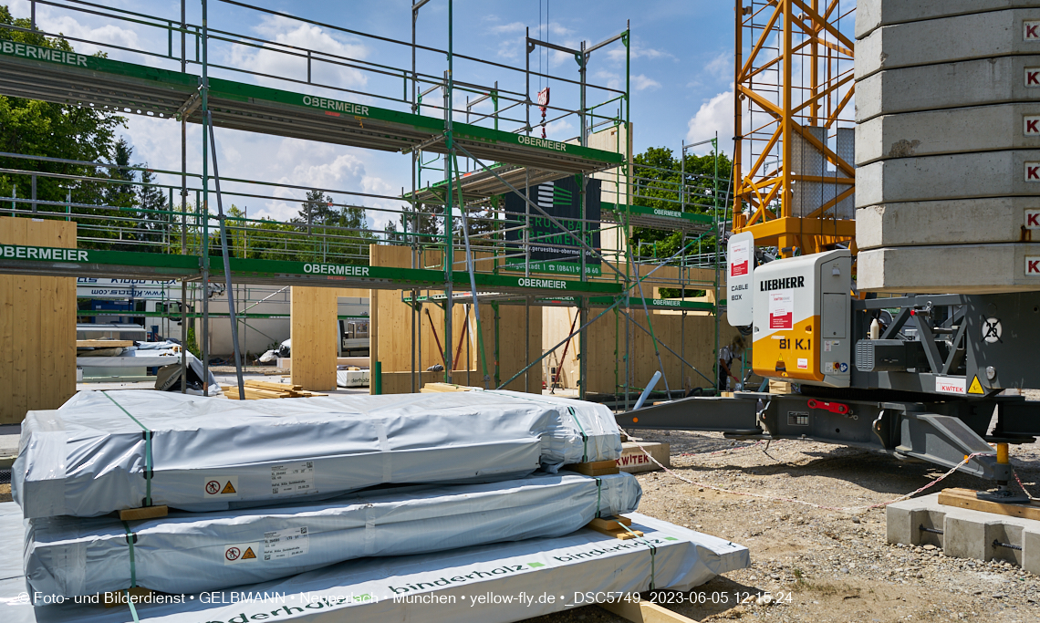 05.06.2023 - Neue Wände für das HAus für Kinder in Neuperlach in München